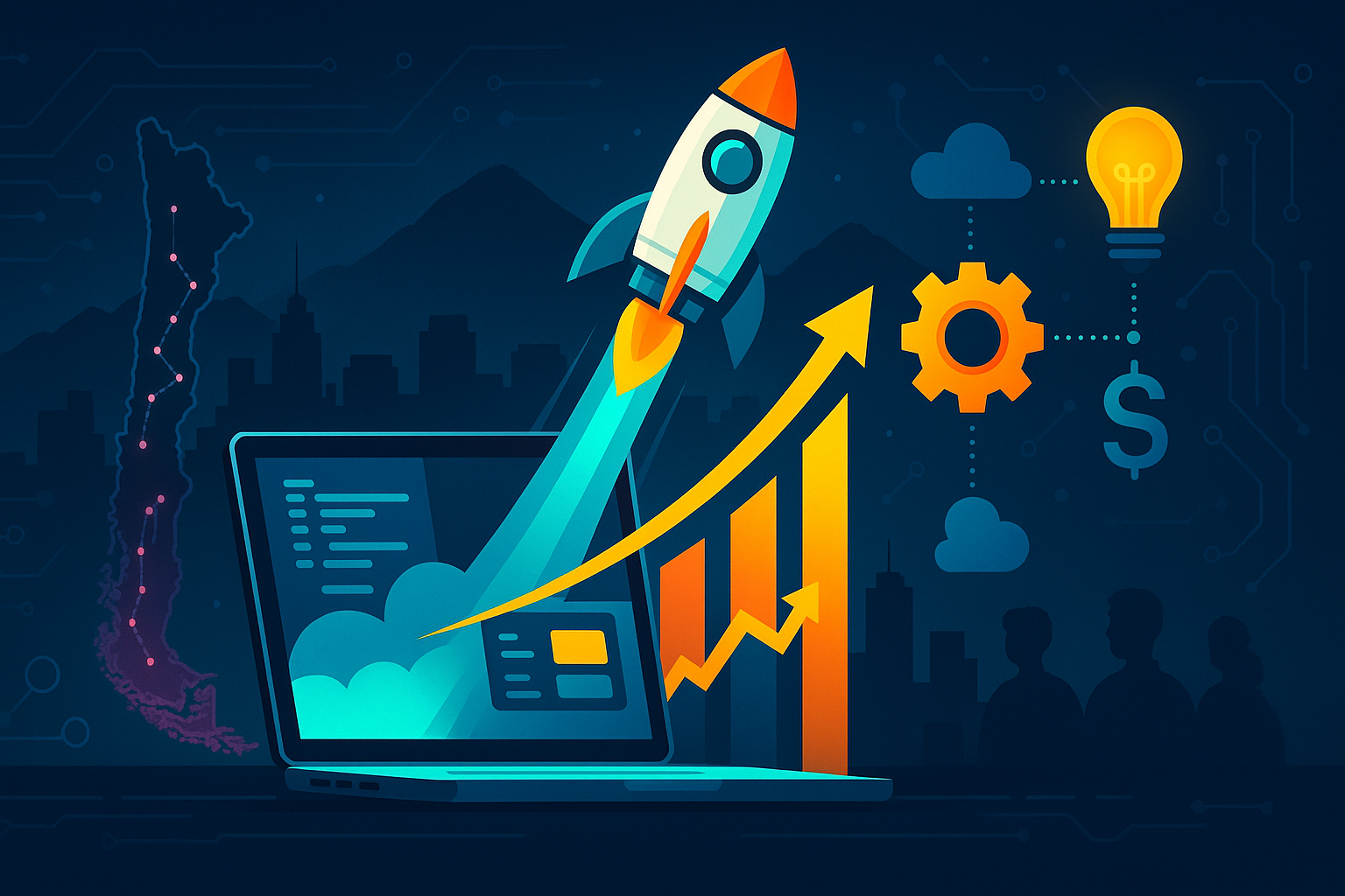 Desarrollo de software a medida para startups chilenas